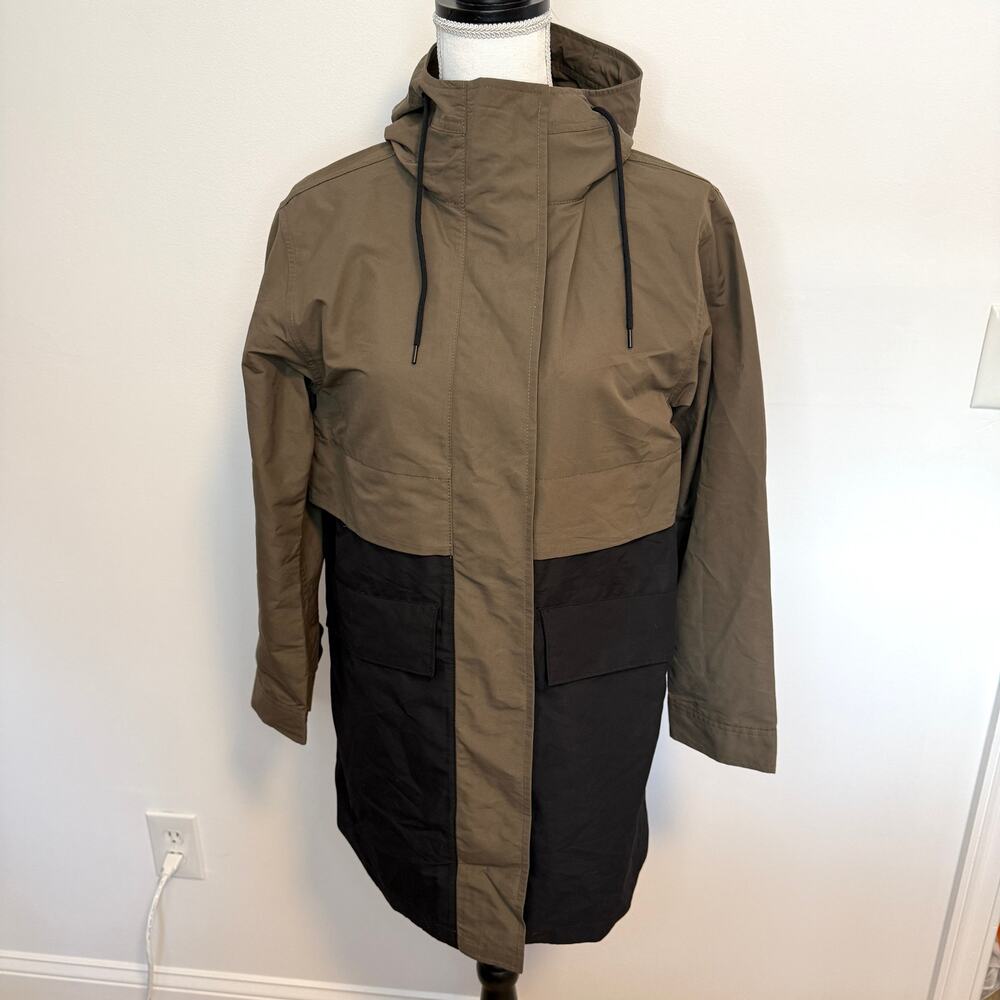 Everlane The ReNew Anorak Jacket In Forest Black Size XXS New - Picture 3 of 12